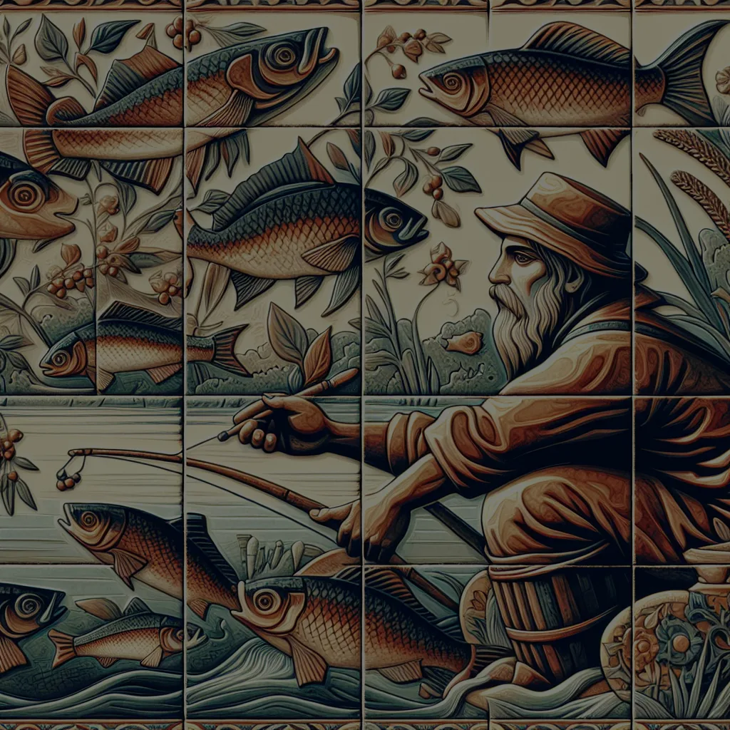 Motywy ryb i rybaków w ceramice ludowej