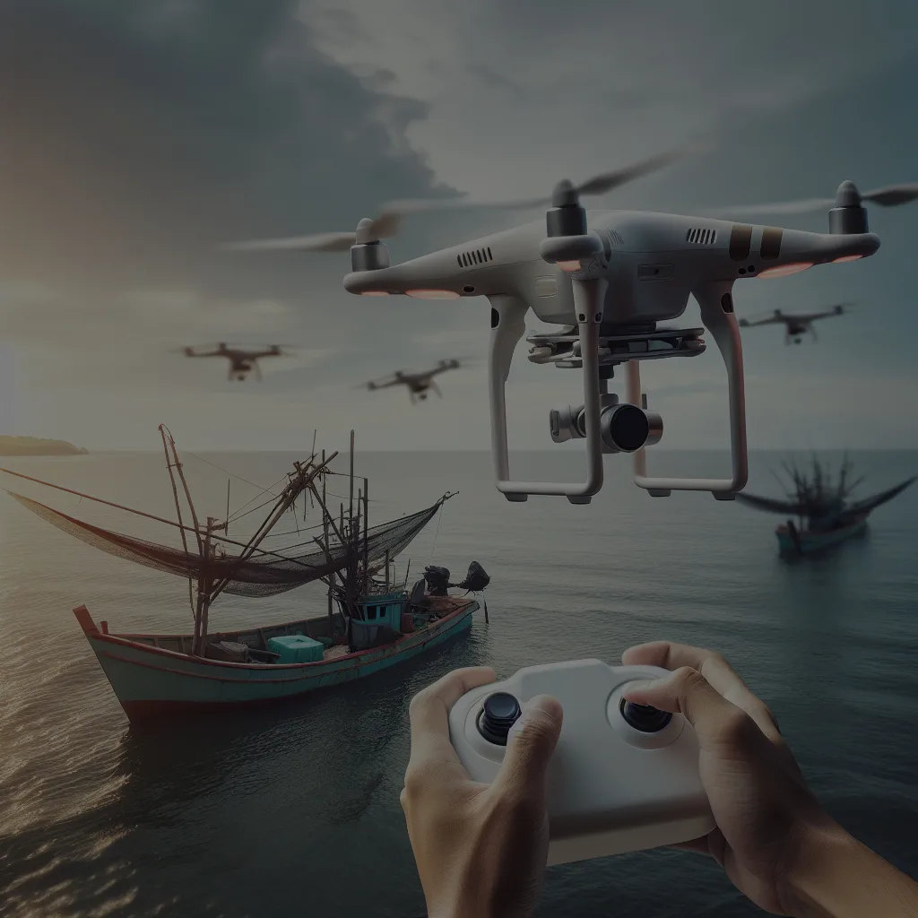 Wykorzystanie dronów w monitoringu bezpieczeństwa na morzu