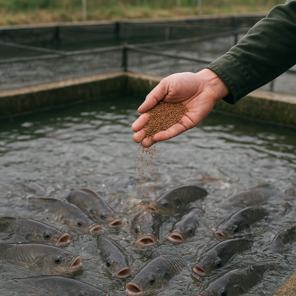 Jak prawidłowo karmić ryby w hodowli