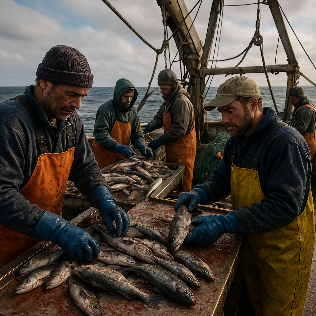 Jak wygląda praca rybaków morskich