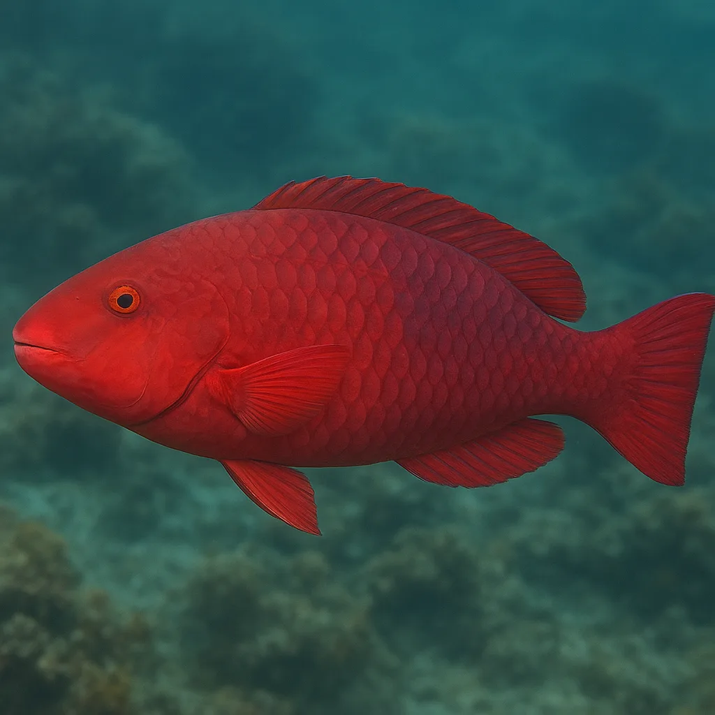 Parrotfish czerwony – Scarus rubroviolaceus