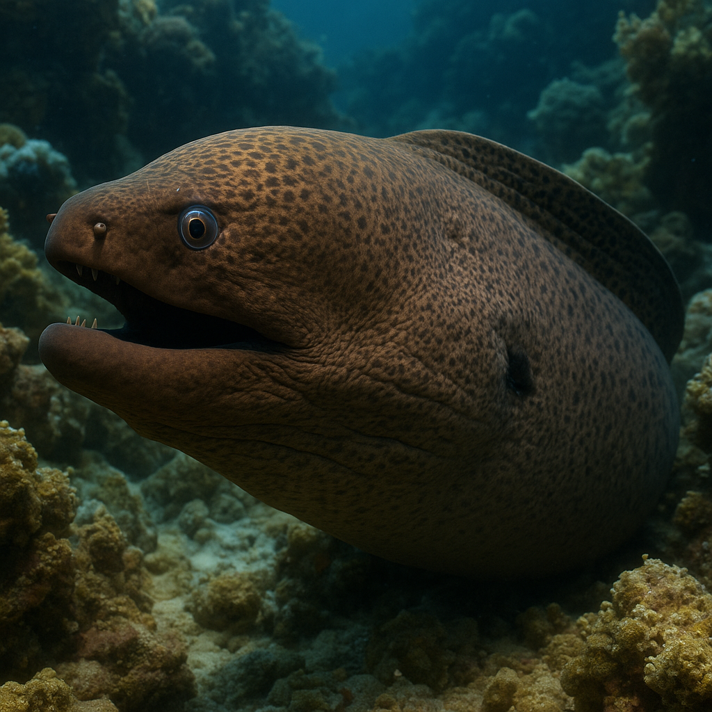 Murena olbrzymia – Gymnothorax javanicus