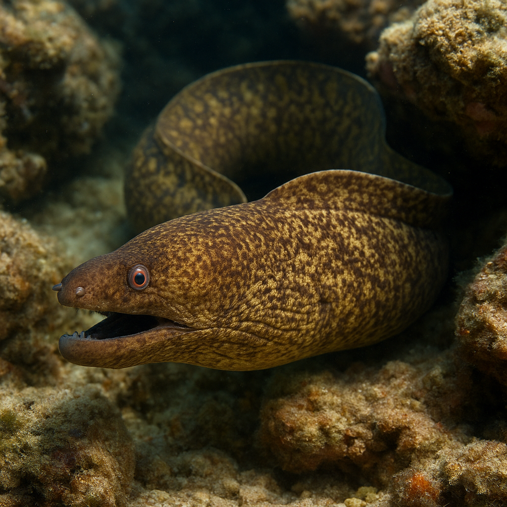 Murena śródziemnomorska – Muraena helena