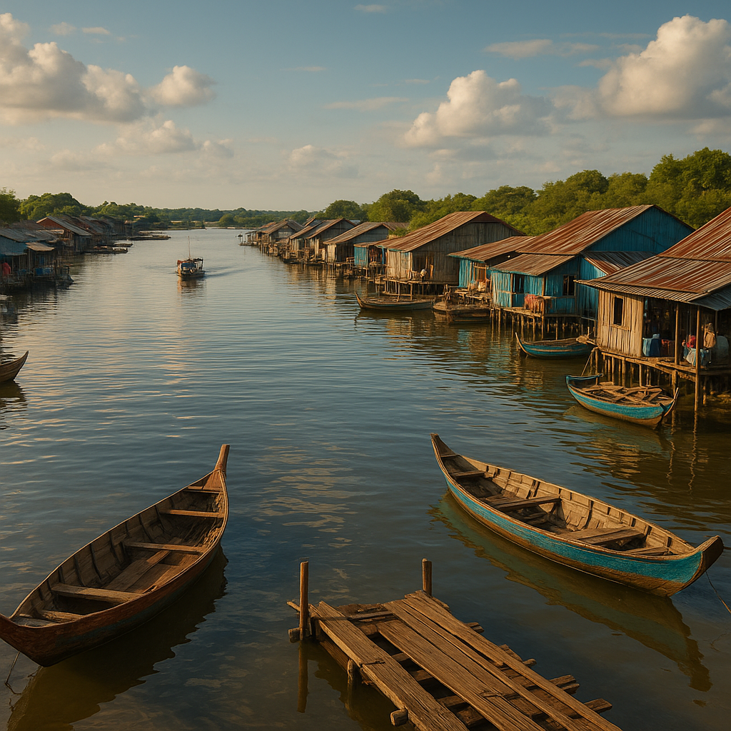 Tonlé Sap – Kambodża