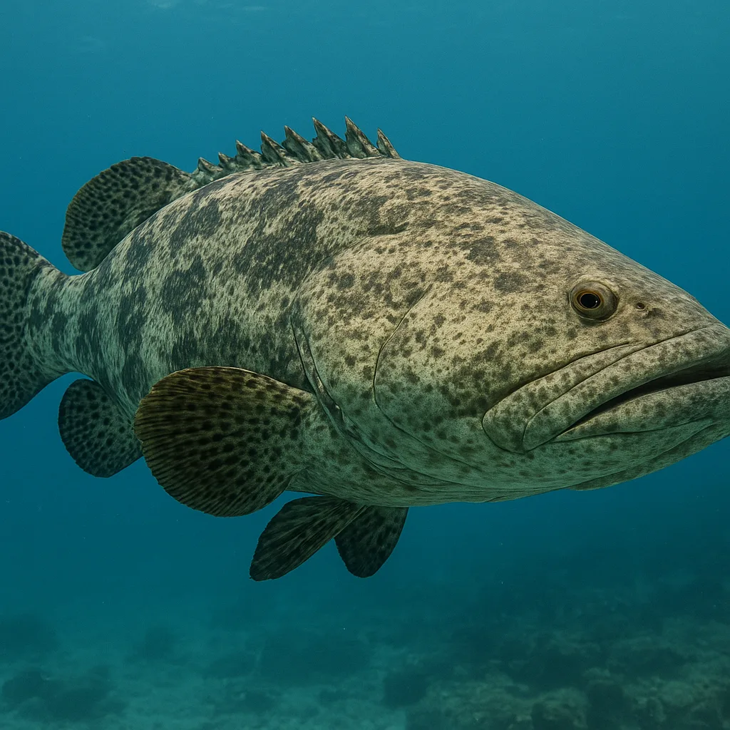Granik olbrzymi – Epinephelus lanceolatus