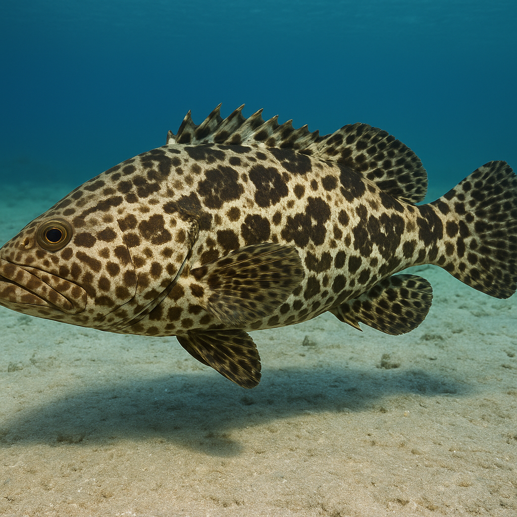 Granik marmurkowy – Epinephelus fuscoguttatus