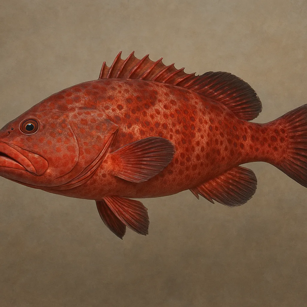 Granik czerwony – Epinephelus morio