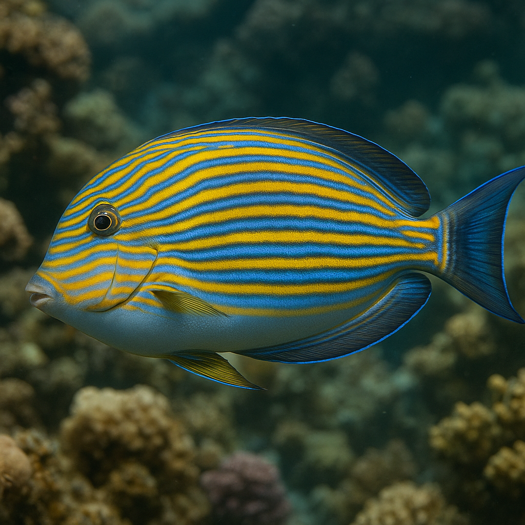 Chirurg pręgowany – Acanthurus lineatus