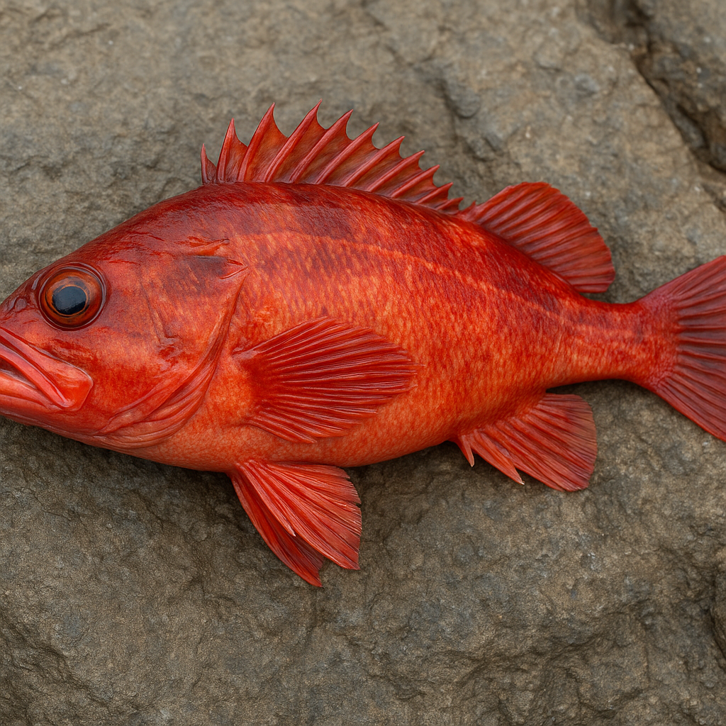 Ryba skalna czerwona – Sebastes rubrivinctus