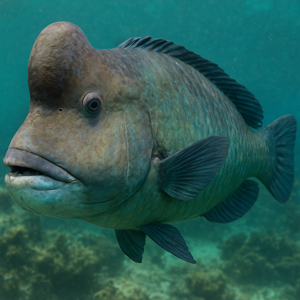 Papugoryba rogiasta – Bolbometopon muricatum