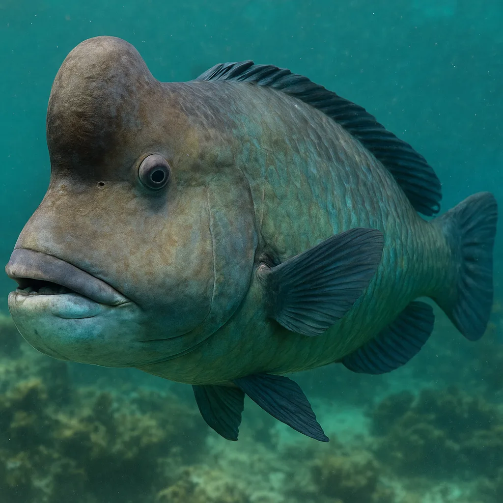 Papugoryba rogiasta – Bolbometopon muricatum