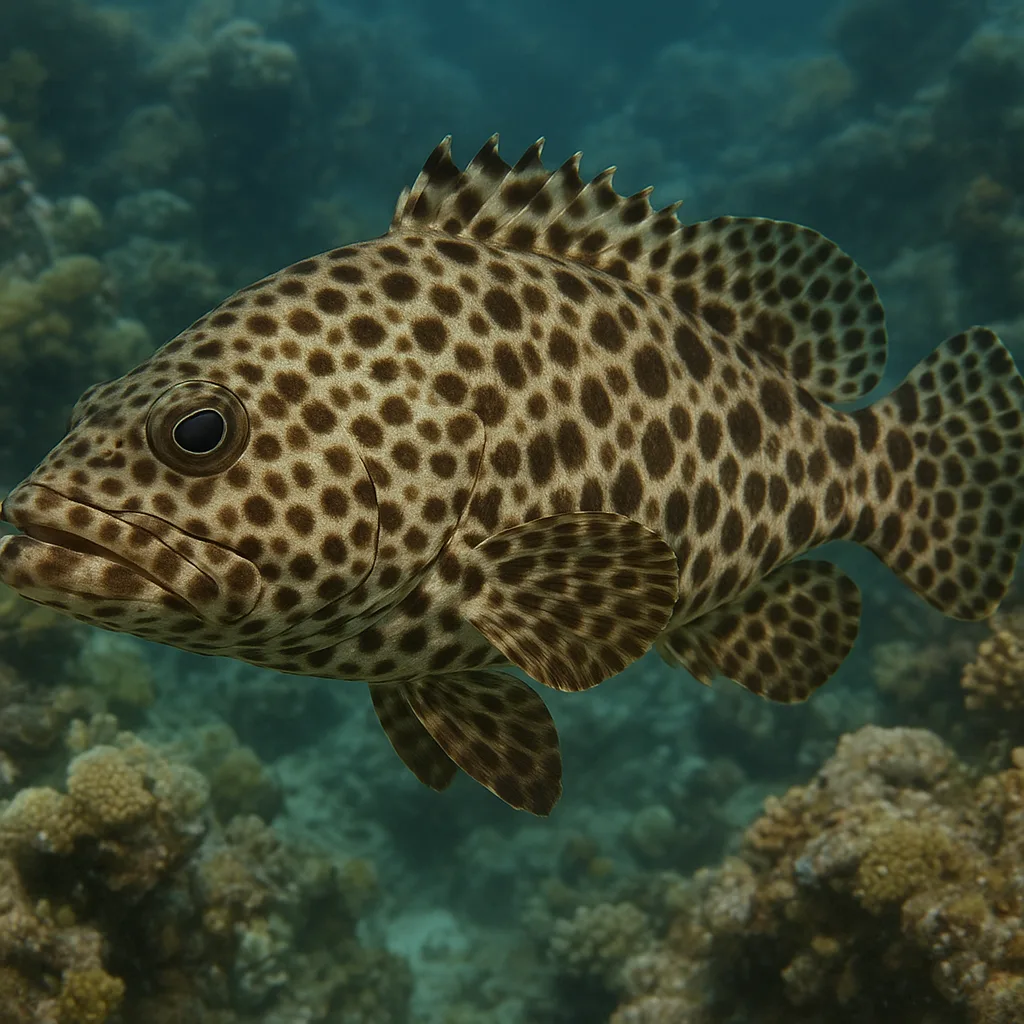 Strzępiel nakrapiany – Epinephelus merra