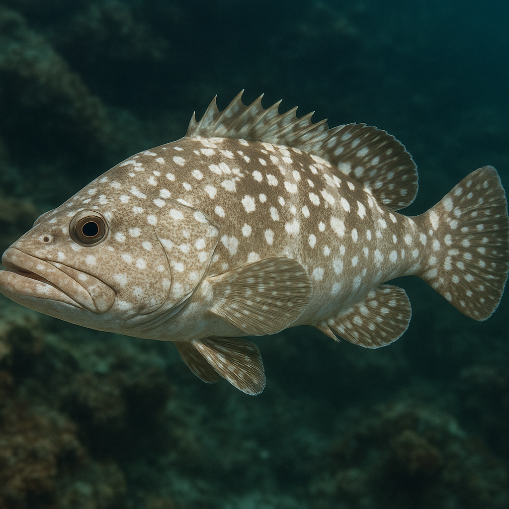 Granik biały – Epinephelus leucogrammicus