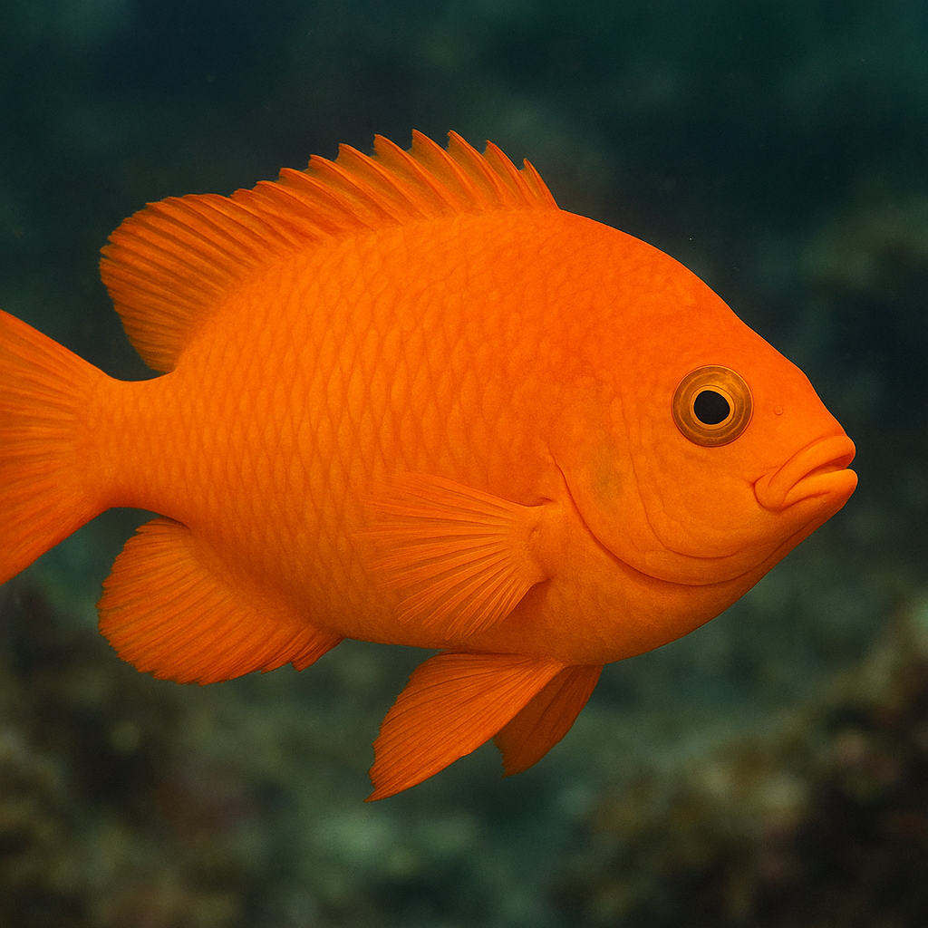 Garbik pomarańczowy – Chrysiptera arnazae