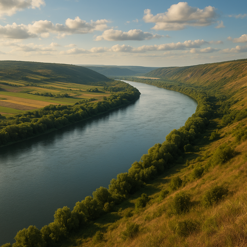 Rzeka Dniestr – Mołdawia / Ukraina