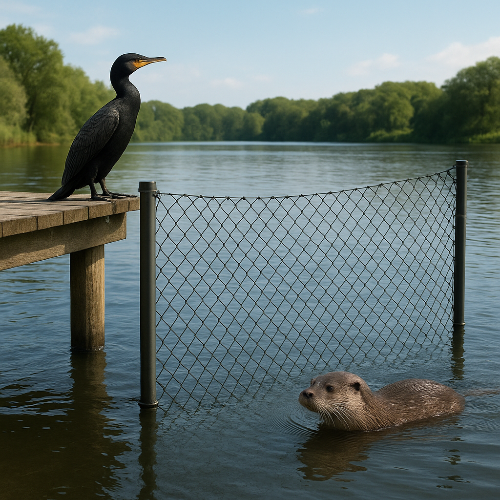 Jak zabezpieczyć stawy przed kormoranami i wydrami