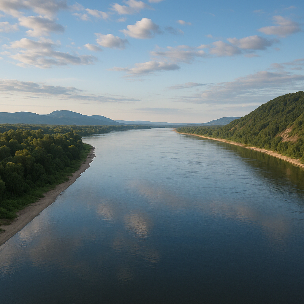 Rzeka Jenisej – Rosja