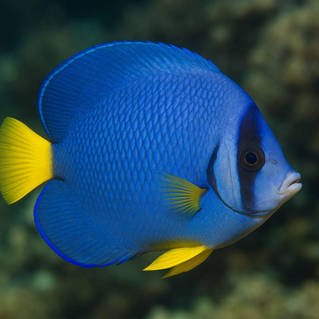 Ryba motylkowa błękitna – Chaetodon semilarvatus