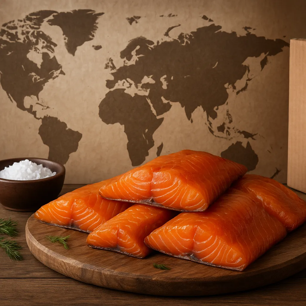Eksport łososia wędzonego – które kraje kupują najwięcej?