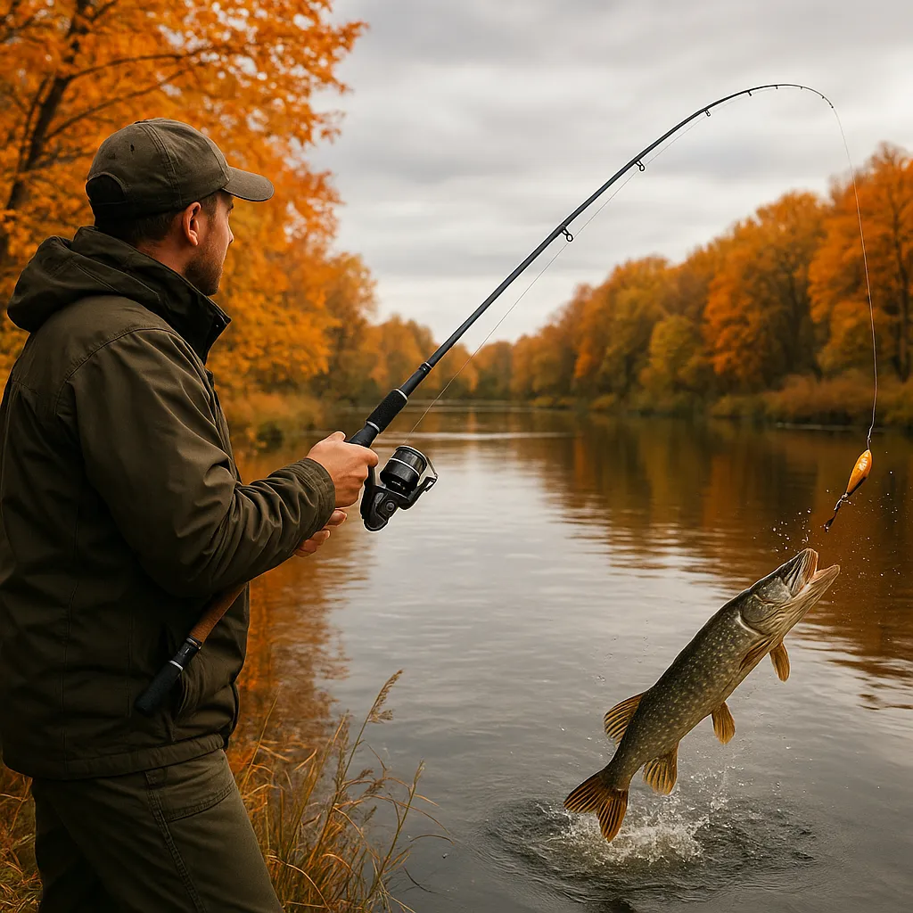 Spinning jesienią – gdzie szukać drapieżników i jak łowić