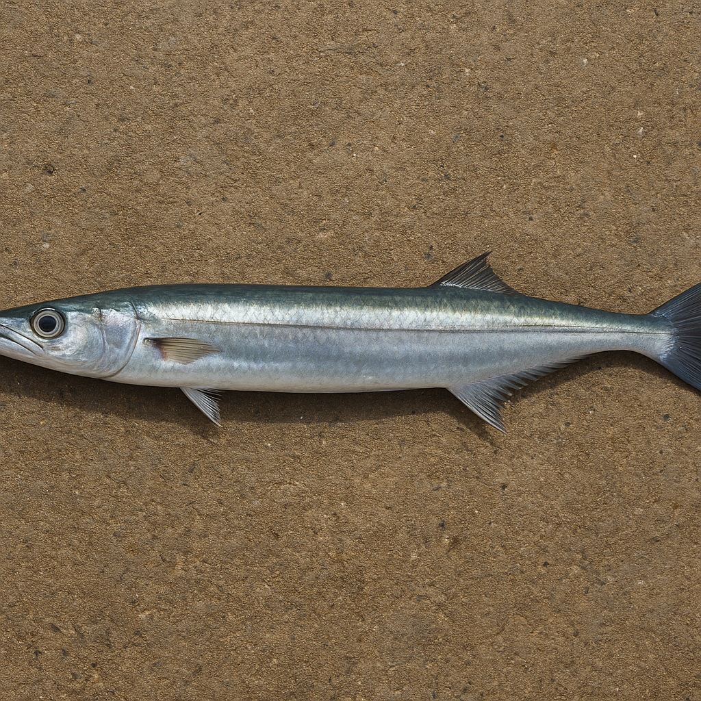 Belona pacyficzna – Strongylura anastomella