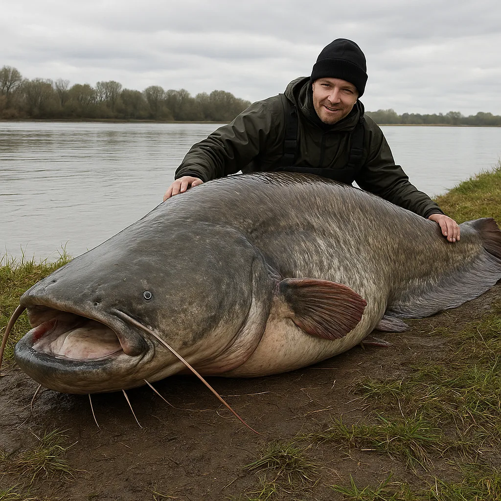 Największy złowiony sum europejski w Polsce – gdzie padł rekord i jaką metodą został wyholowany