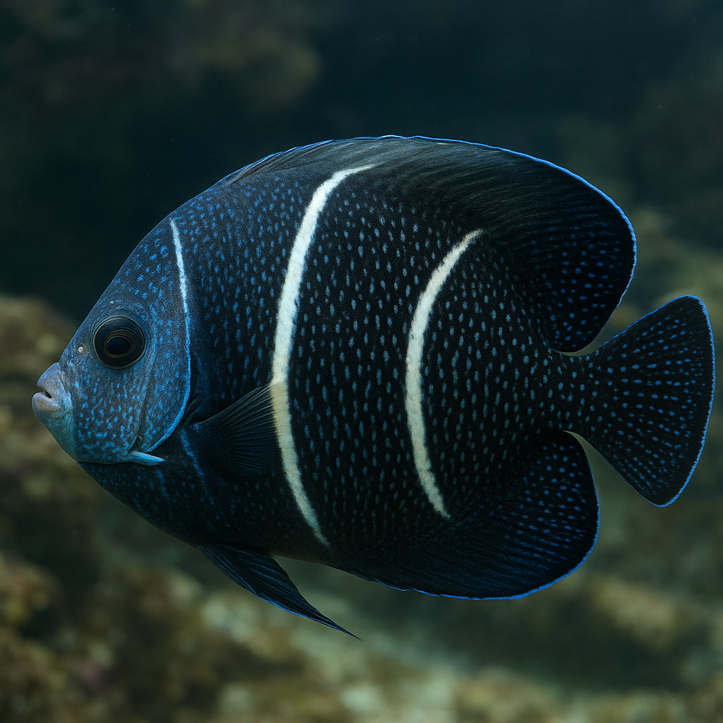 Ryba cesarska dwupaskowa – Pomacanthus semicirculatus