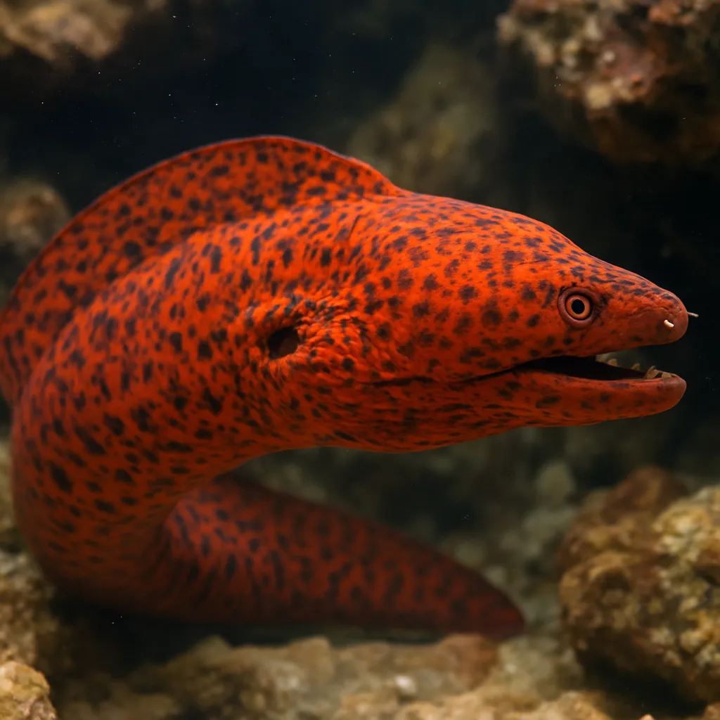 Murena ognista – Gymnothorax tile