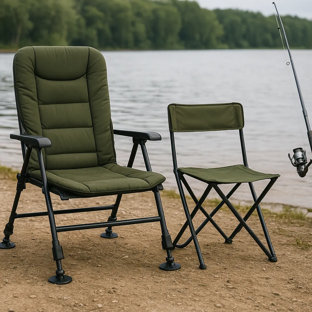 Krzesła i fotele wędkarskie – komfort vs waga