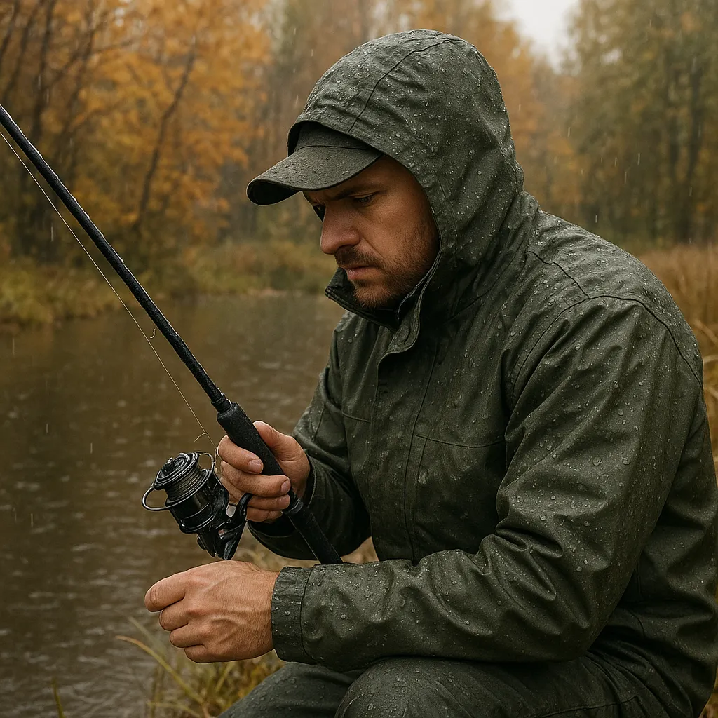 Test odzieży wodoodpornej na jesienne zasiadki