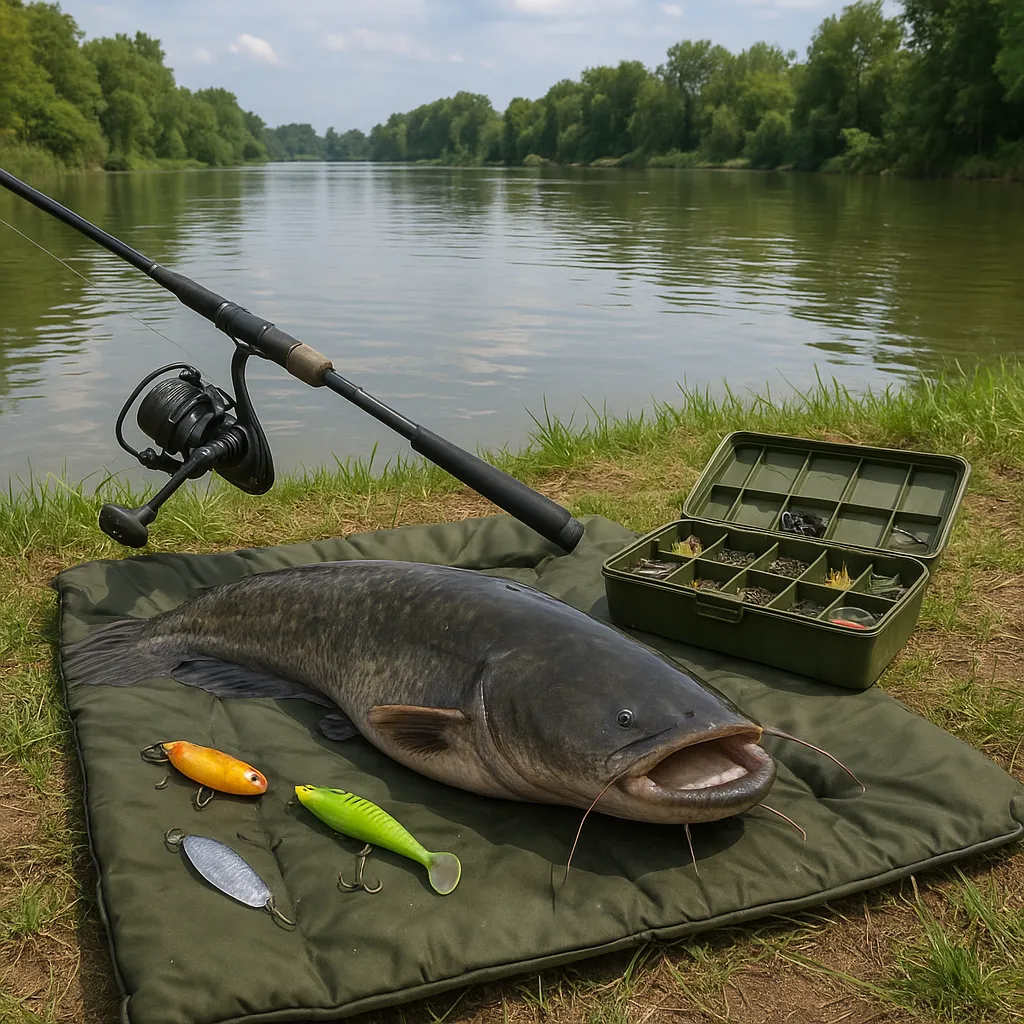 Jak złowić rekordowego suma na Po River – sprzęt i przynęty