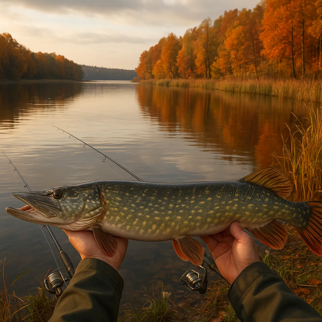 Jesienne szczupaki z Jezioro Śniardwy – gdzie szukać dużych drapieżników