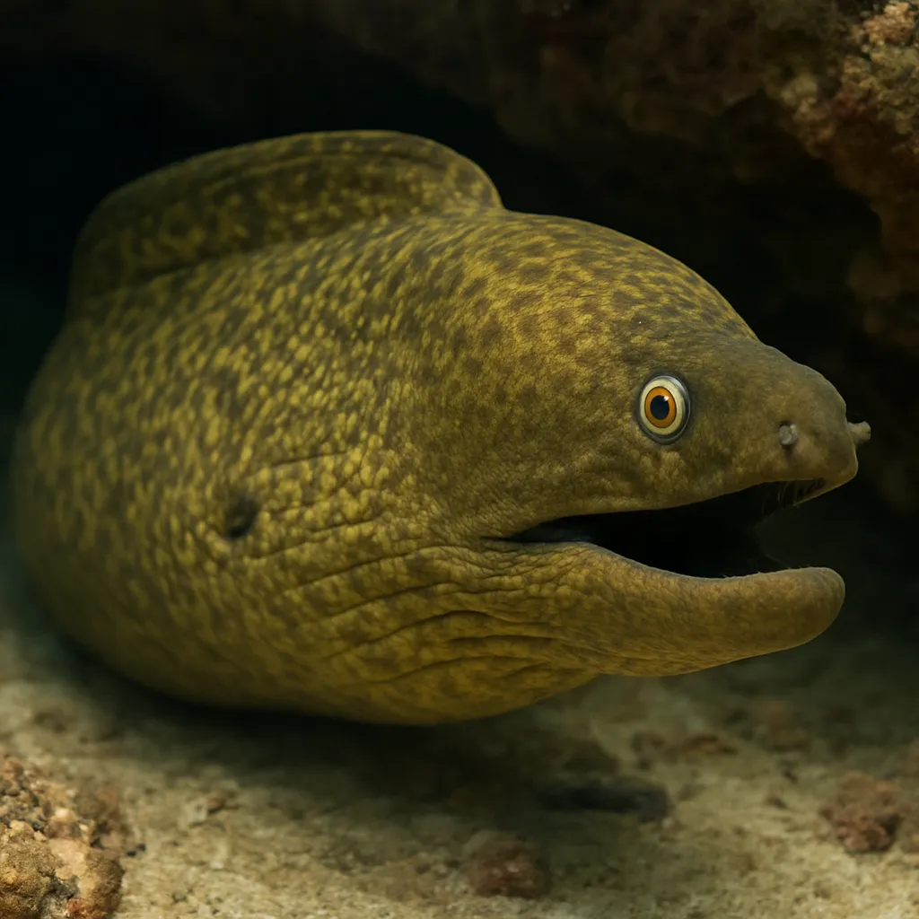 Murena oliwkowa – Gymnothorax undulatus