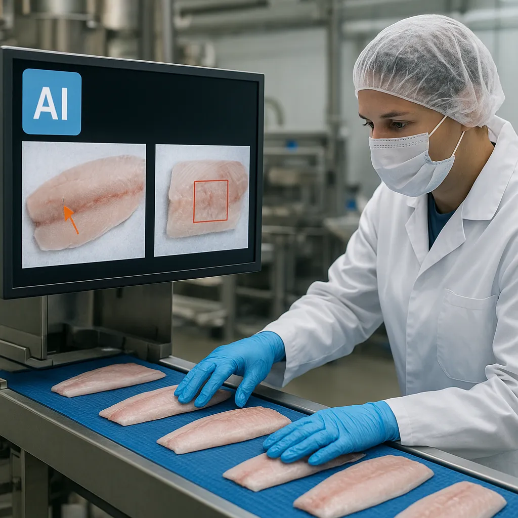 Sztuczna inteligencja w kontroli jakości ryb – wykrywanie ości i wad mięsa