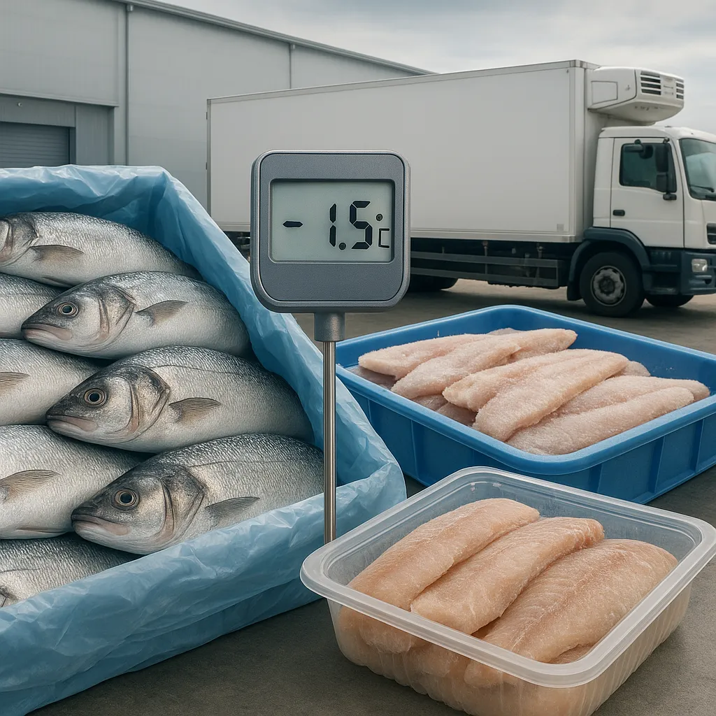 Temperatura transportu ryb świeżych, mrożonych i przetworzonych – normy i praktyka