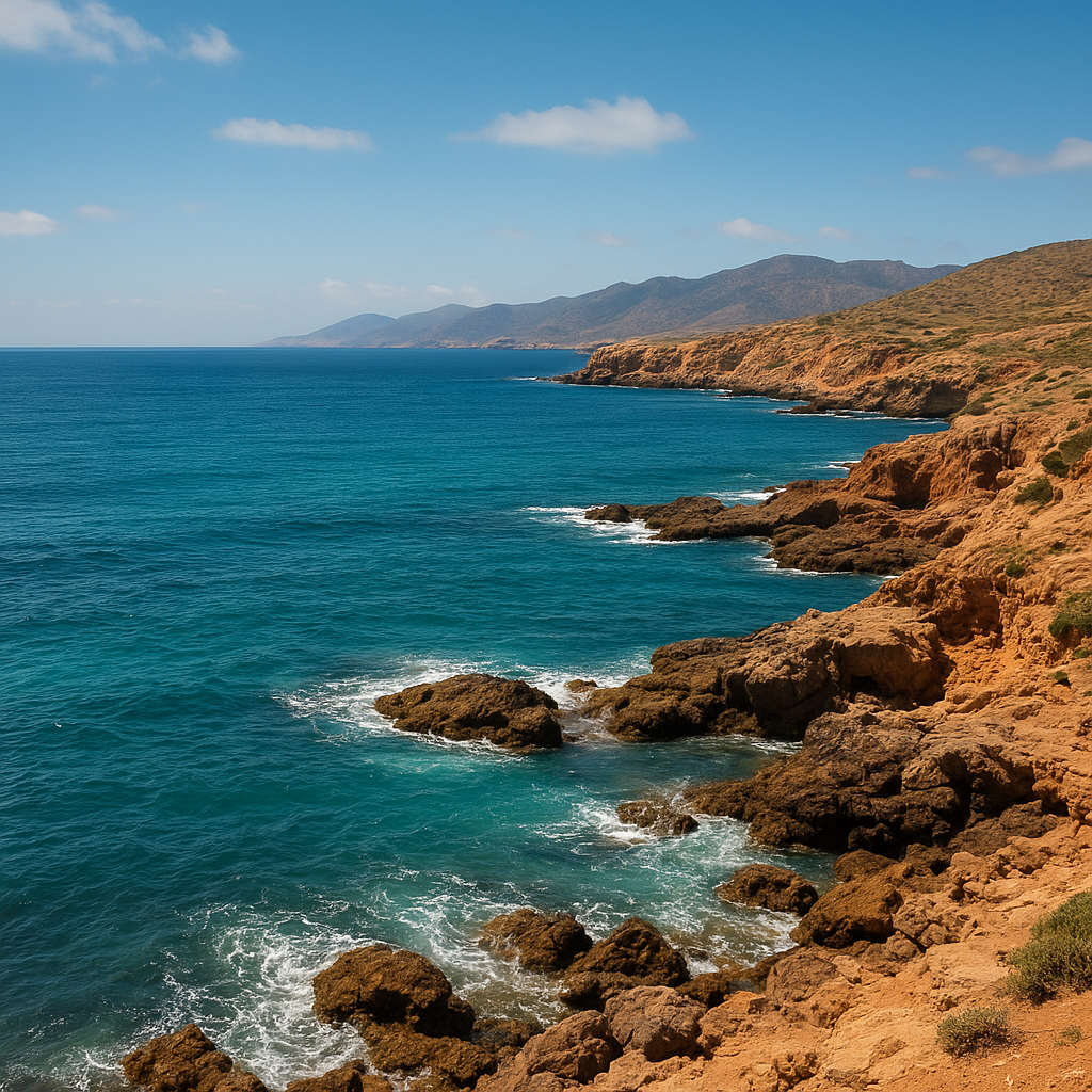 Morze Śródziemne u wybrzeży Maroka – Maroko