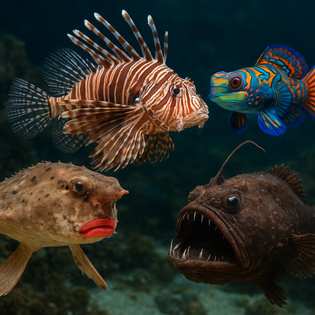 Jakie są najbardziej niezwykłe gatunki ryb na świecie