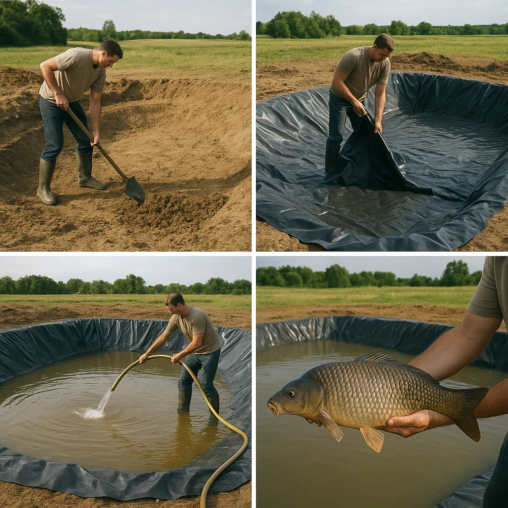 Jak założyć staw do hodowli karpia krok po kroku