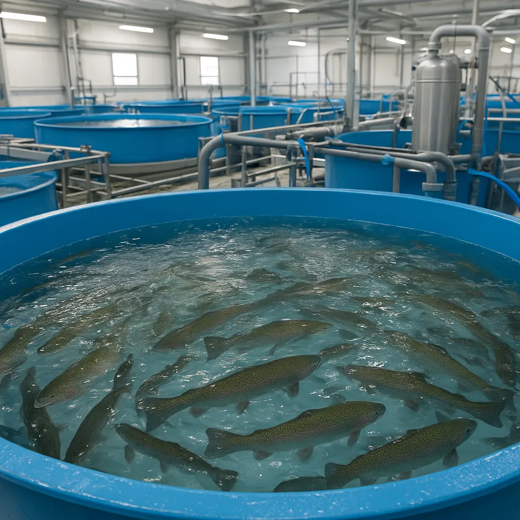 Nowoczesne metody intensywnej hodowli pstrąga tęczowego w systemach RAS