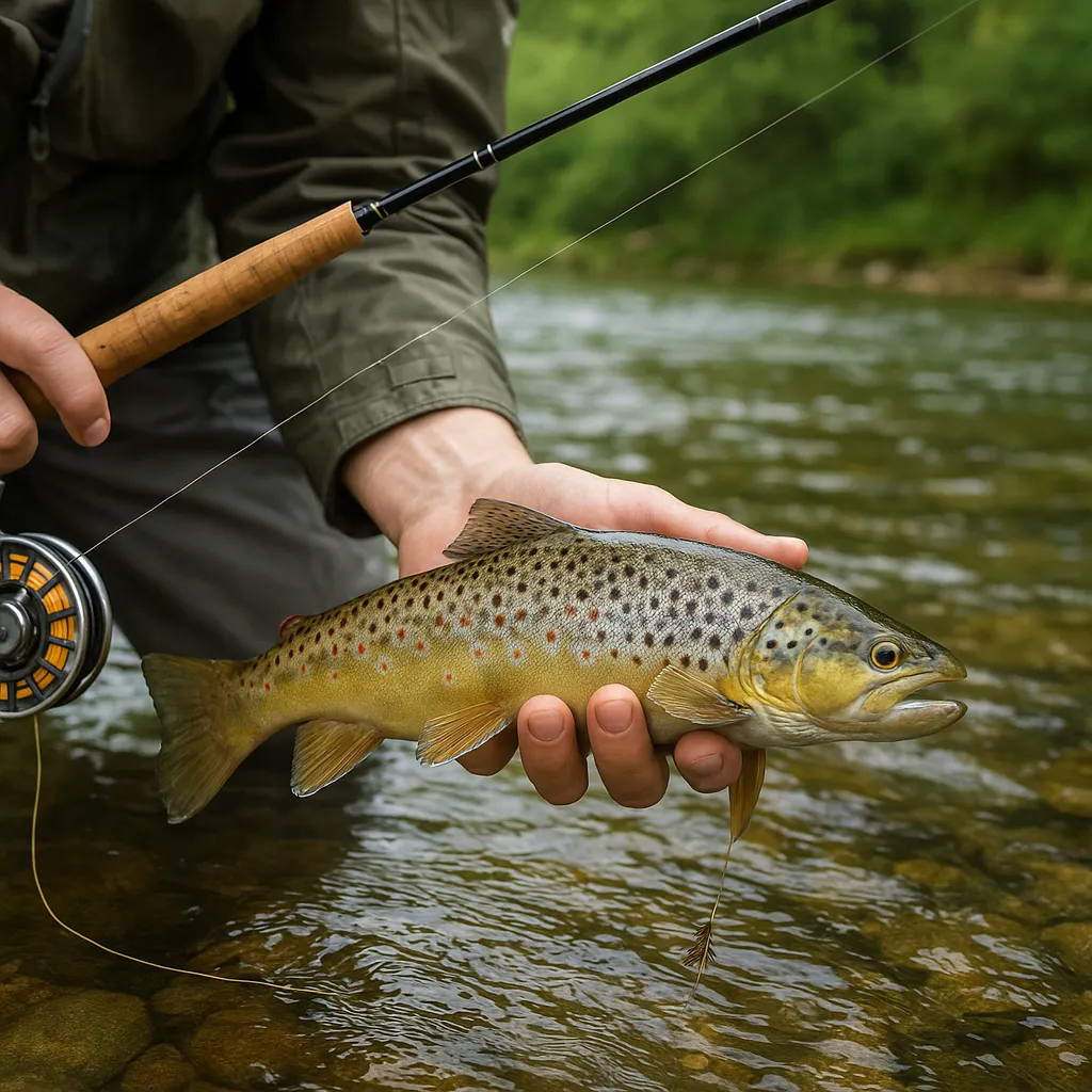 Pstrąg potokowy w Dunajec River – techniki muchowe krok po kroku