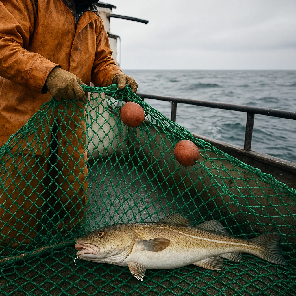 Jak dobrać sieci skrzelowe do połowu dorsza w warunkach Bałtyku