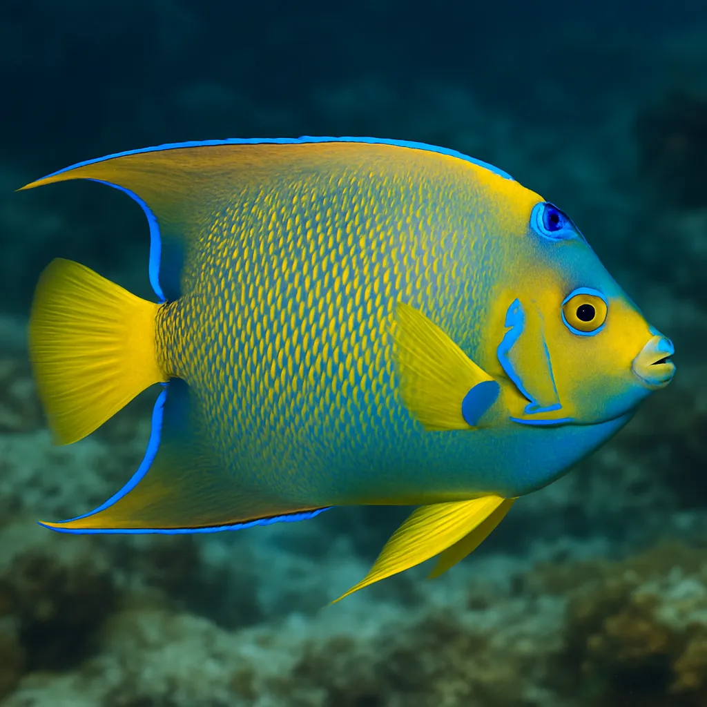 Ryba anioł królewska – Holacanthus bermudensis