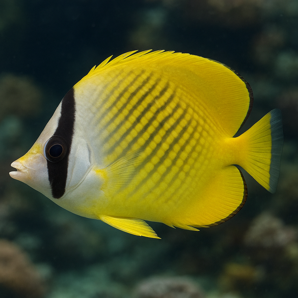 Ryba motylkowa żółta – Chaetodon auriga