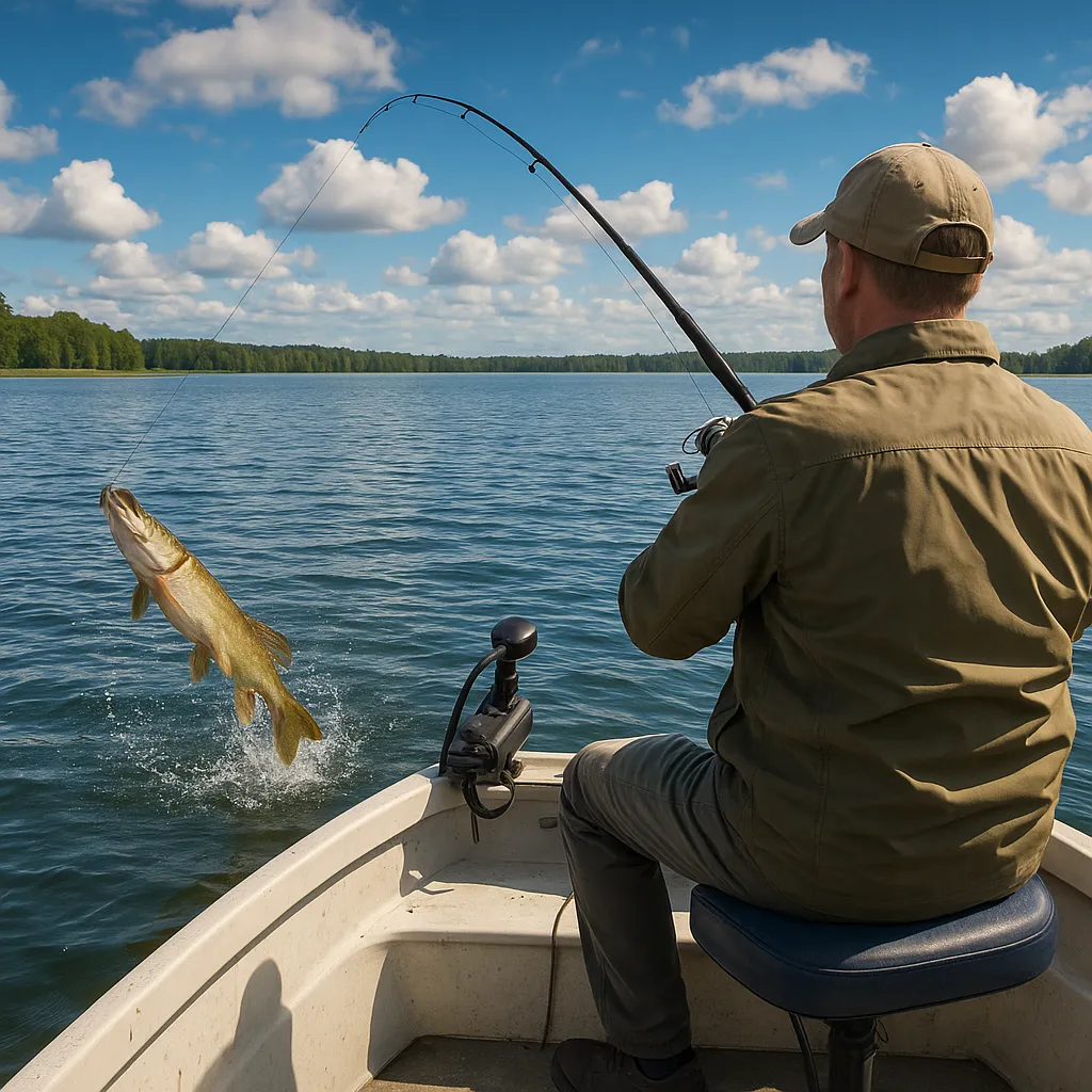 Jezioro Niegocin – letni trolling na Mazurach