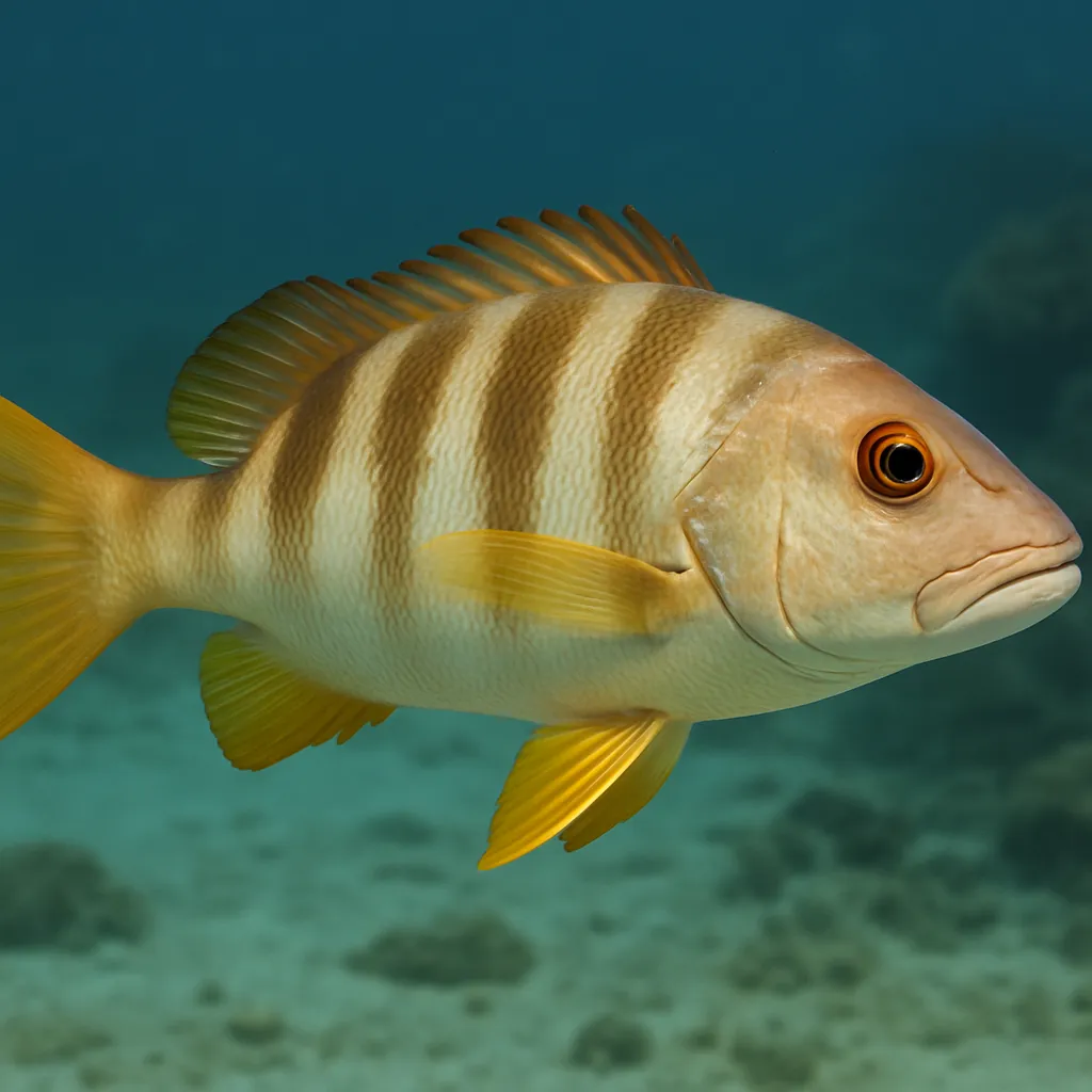 Lucjan złotopłetwy – Lutjanus sebae