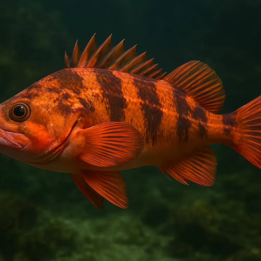 Ryba skalna tygrysia – Sebastes serranoides