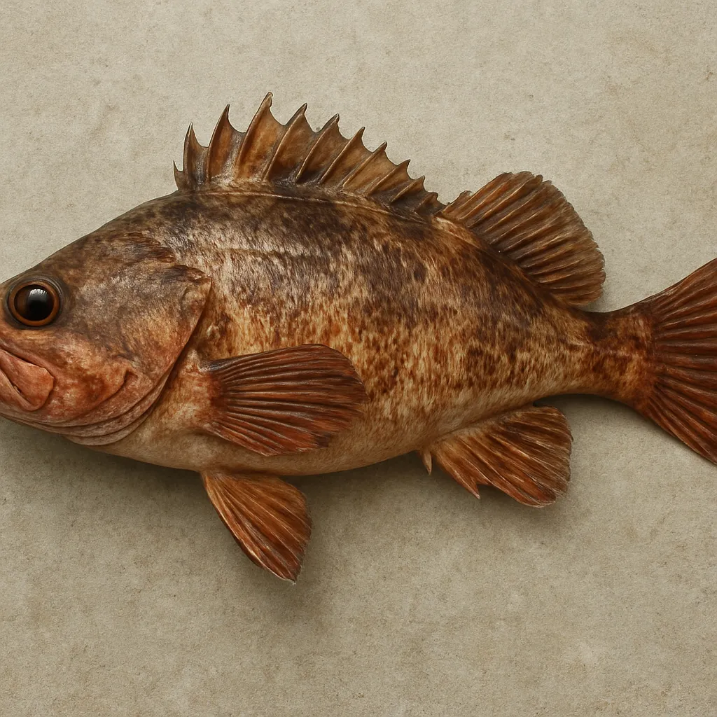 Ryba skalna brązowa – Sebastes auriculatus