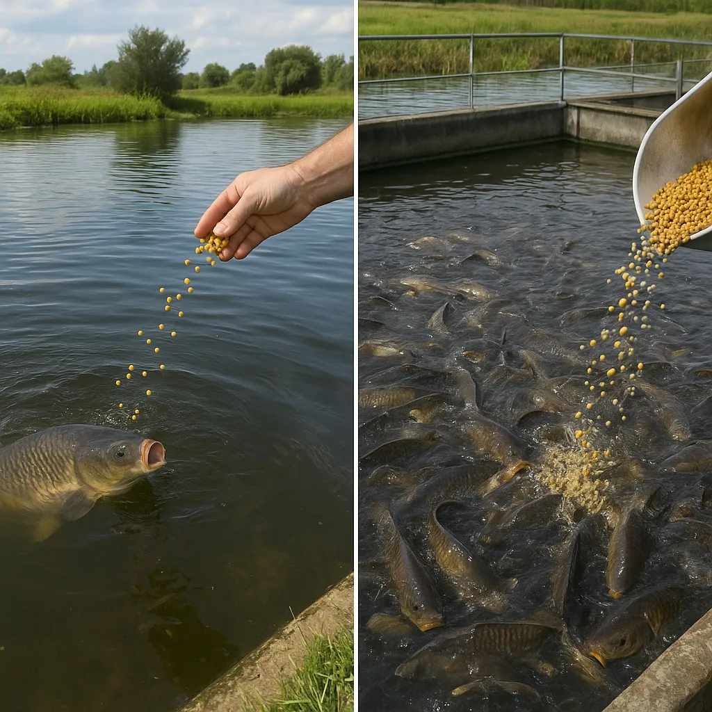 Żywienie karpia w stawach tradycyjnych i intensywnych