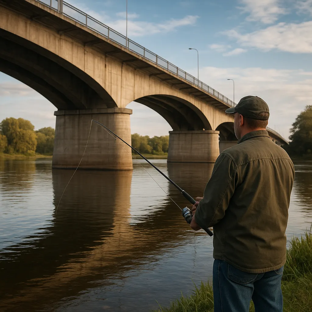 Wędkowanie w obrębie mostów – dozwolone odległości