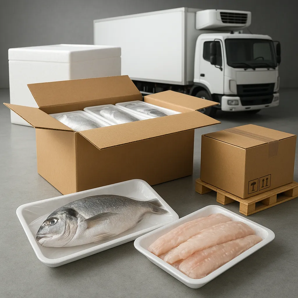 Opakowania jednostkowe i zbiorcze w eksporcie ryb – praktyczny poradnik